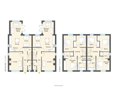 Floorplan 1 of The Brompton, The Paddocks, Carrowdore, Newtownards