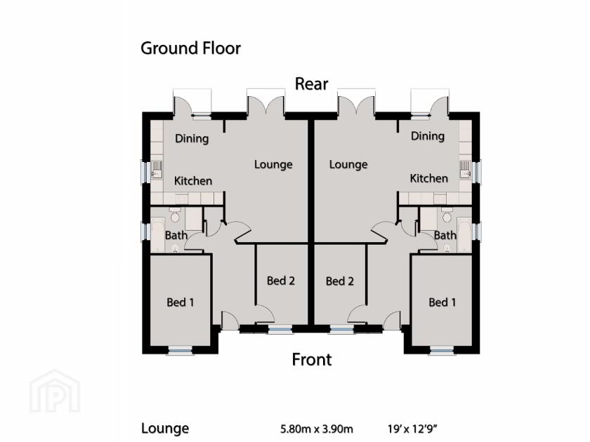 Floorplan 1 of Buttercup With Solar Panels, Primrose Hill, Tandragee Road, Gilford