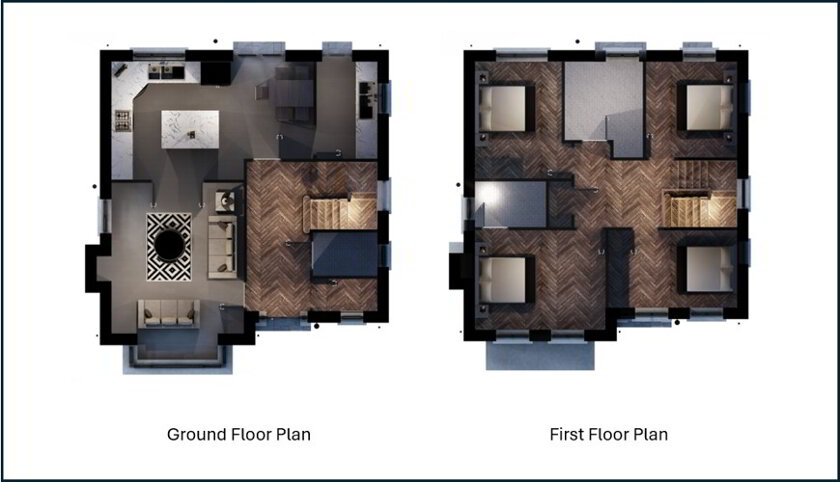 Floorplan 1 of House Type 2, Castle Drive, Forest Hills, Newry