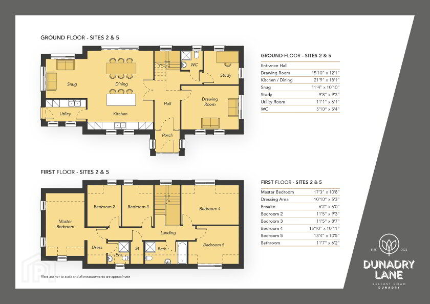 Floorplan 1 of Sites 2 & 5, Dunadry Lane, Dunadry