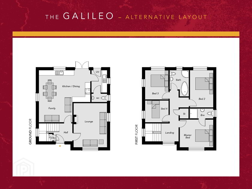Floorplan 1 of The Galileo, The Paddocks, Tempo Road, Enniskillen