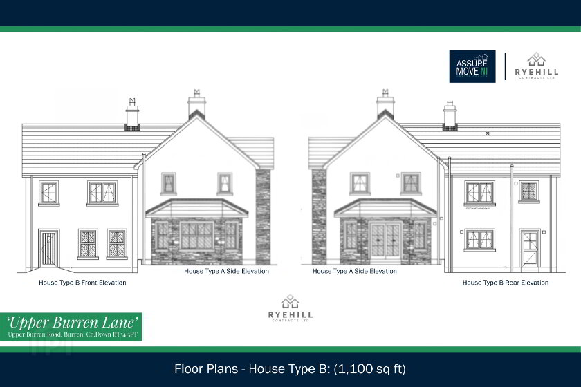Floorplan 1 of House Type B, Upper Burren Lane, Upper Burren Road, Burren