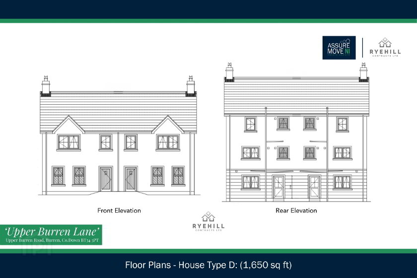 Floorplan 1 of House Type D, Upper Burren Lane, Upper Burren Road, Burren