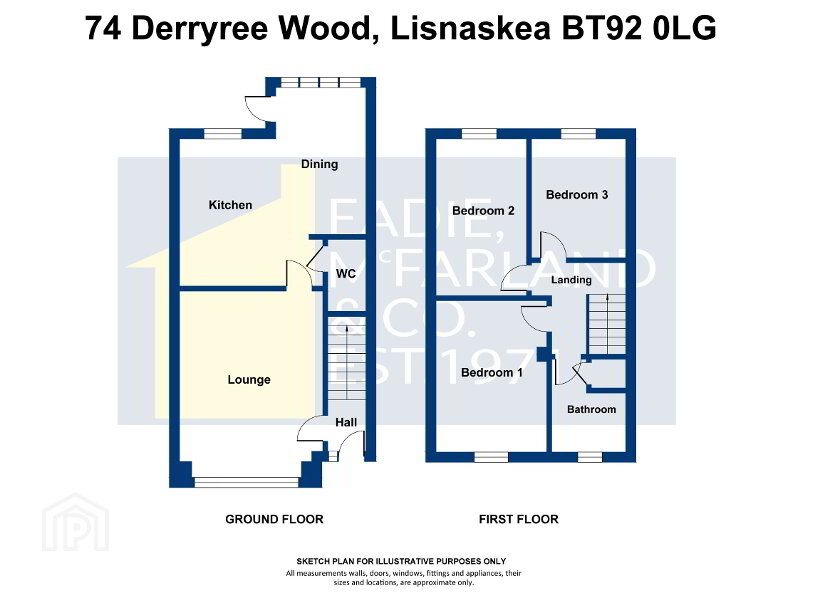 Floorplan 1 of 74 Derryree Wood, Lisnaskea