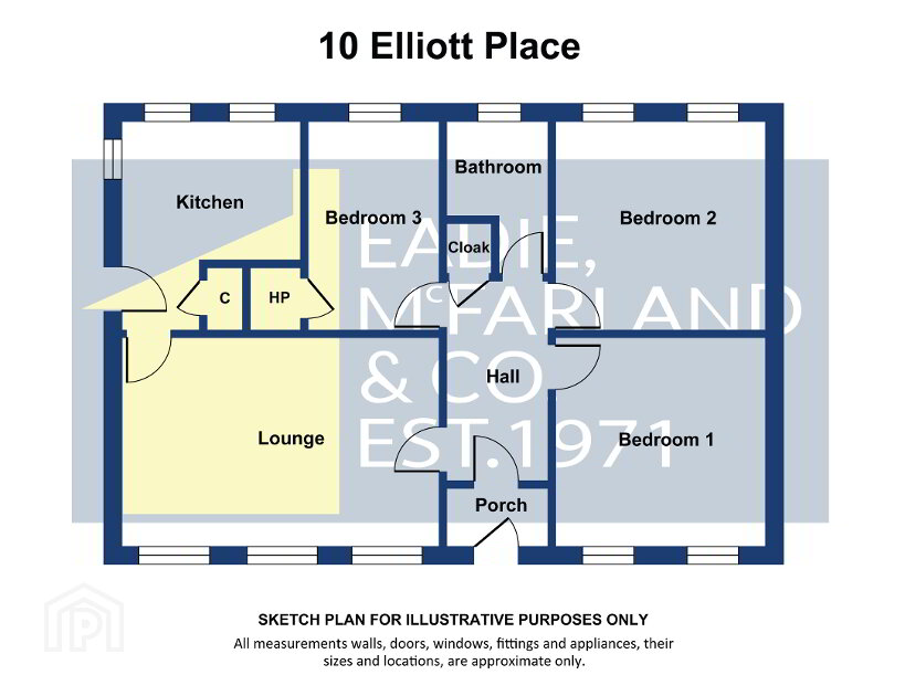 Floorplan 1 of 10 Elliott Place, Coleshill, Enniskillen