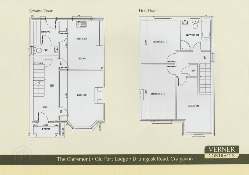 Floorplan 1 of 52 Old Fort Lodge, Moyraverty, Craigavon