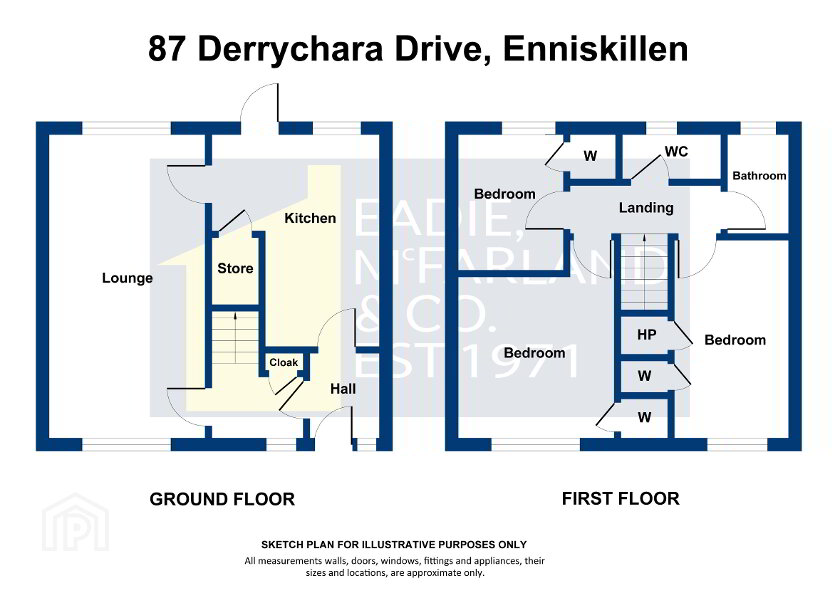 Floorplan 1 of 87 Derrychara Drive, Enniskillen