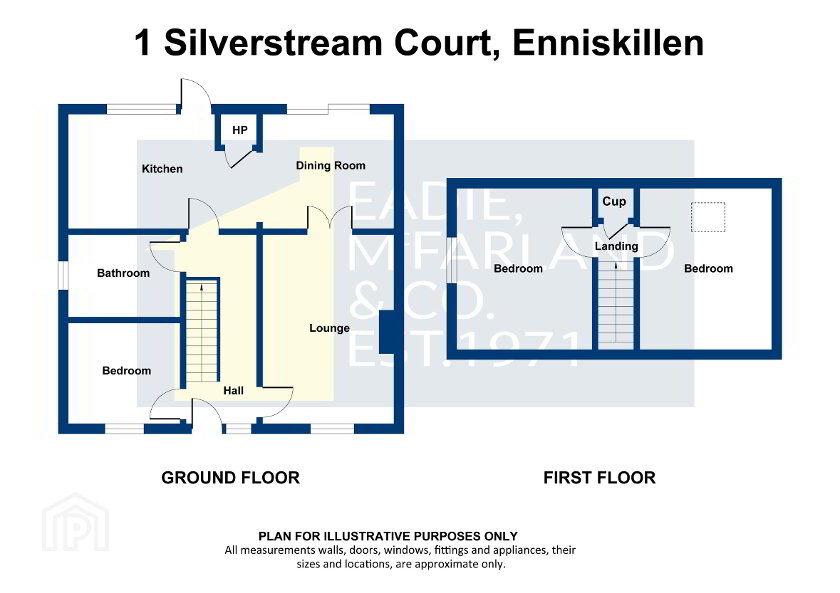 Floorplan 1 of 2 Silverstream Court, Enniskillen