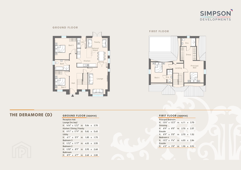 Floorplan 1 of The Deramore (d), Castlegate, Jubilee Road, Ballyclare
