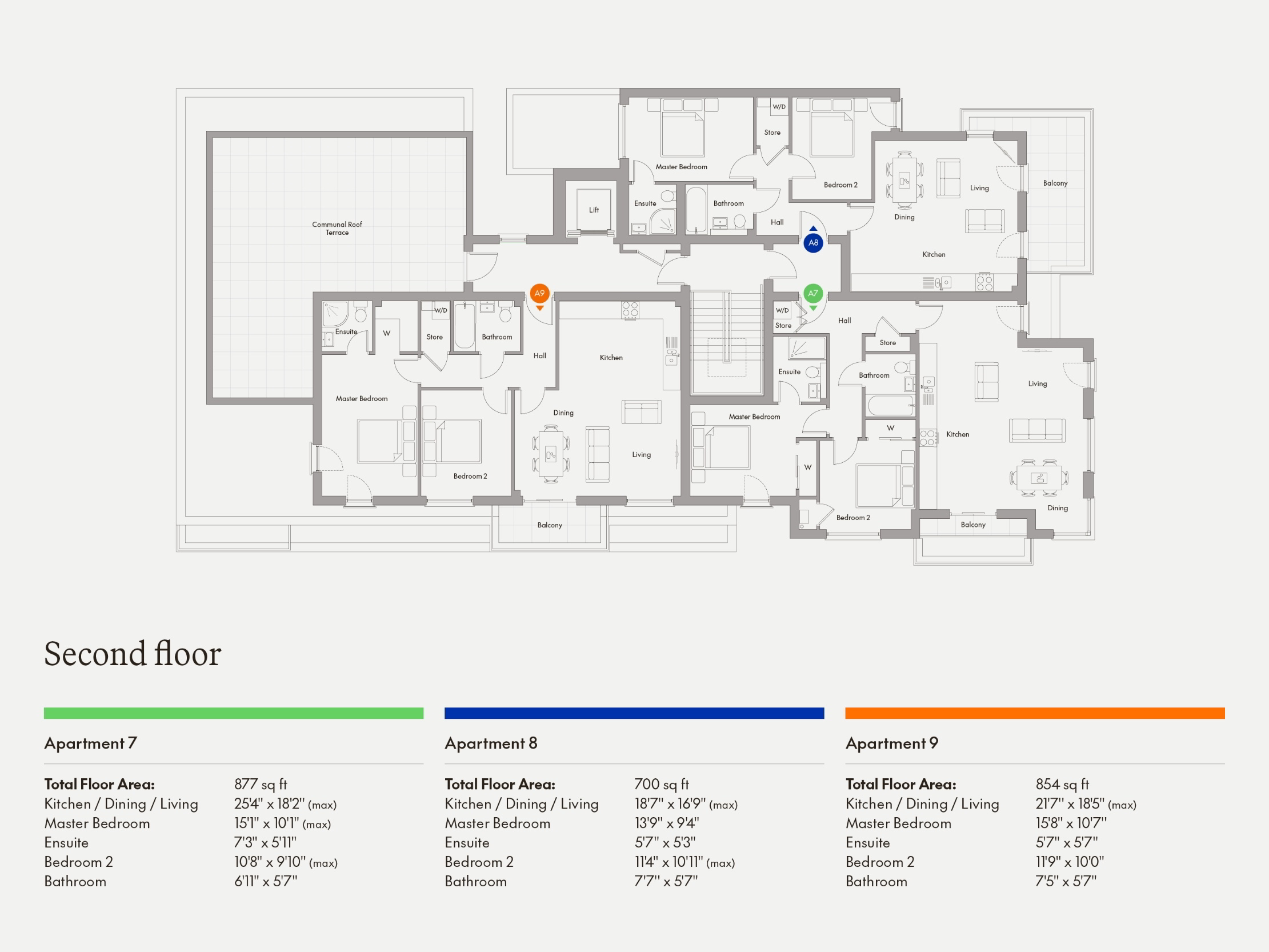 Floorplan 1 of Second Floor, One Three One, 131 North Road, East Belfast, Bt4 3dj