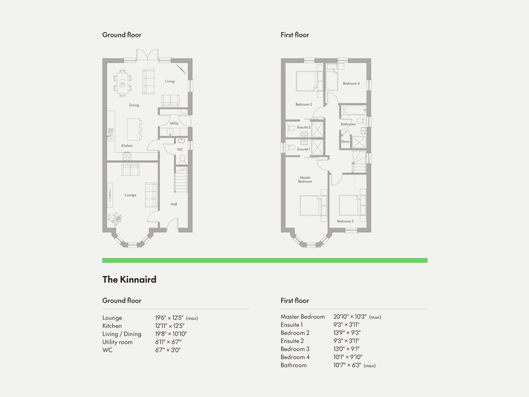 Floorplan 1 of The Kinnaird, Ballantine Garden Village, Hillhall Road, Lisburn, Bt27 5fd