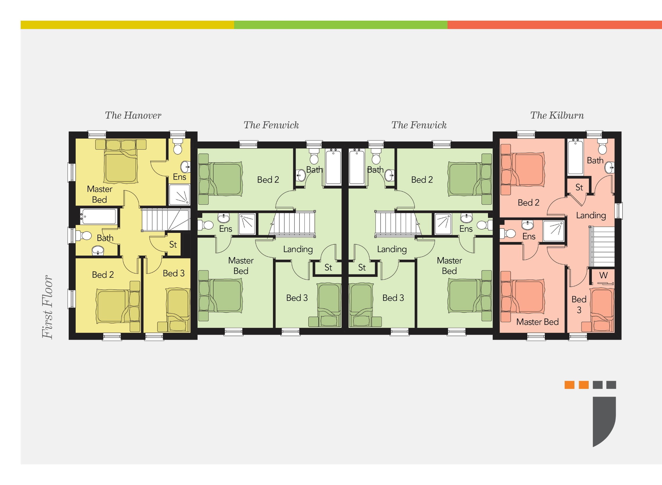 Floorplan 1 of The Hanover, Enler Village, Newtownards Road, Comber, Bt23 5zw