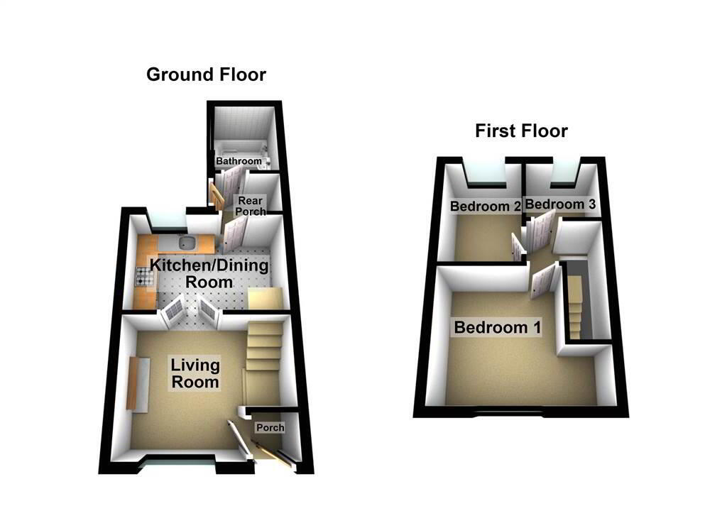 Floorplan 1 of 91 Beechmount Parade, Belfast