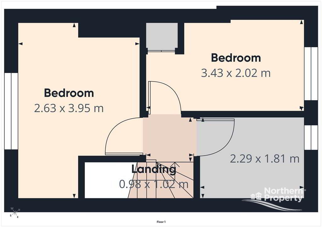 Floorplan 2 of 43 Beechmount Crescent, Belfast