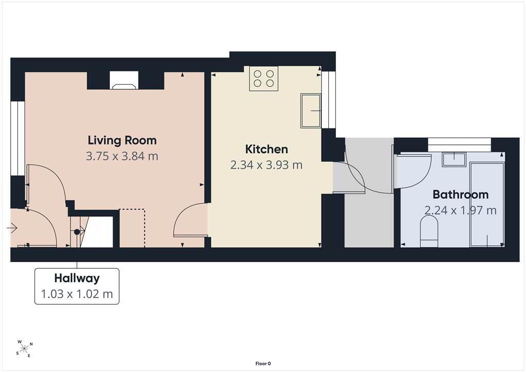 Floorplan 1 of 43 Beechmount Crescent, Belfast