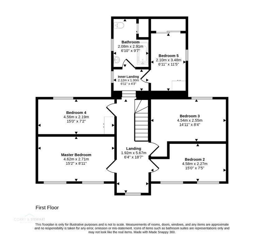 Floorplan 2 of 16 Carnony Road, Omagh