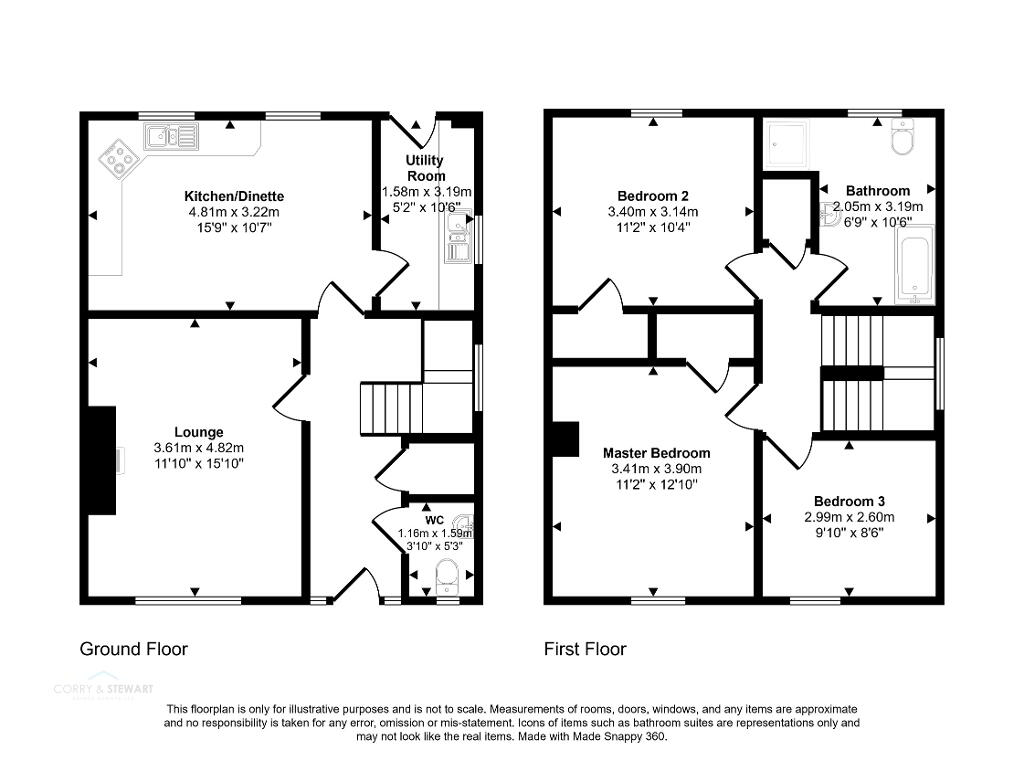 Floorplan 1 of 7 Lambrook Way, Omagh