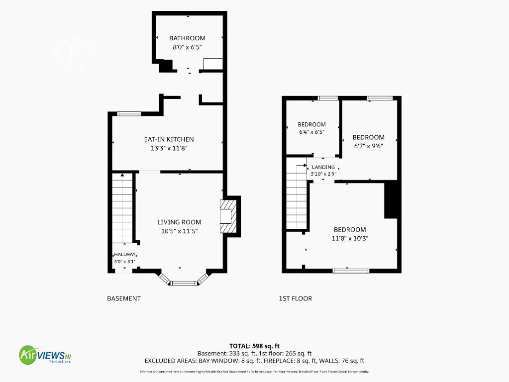Floorplan 1 of 40 St Katharines Road, Belfast