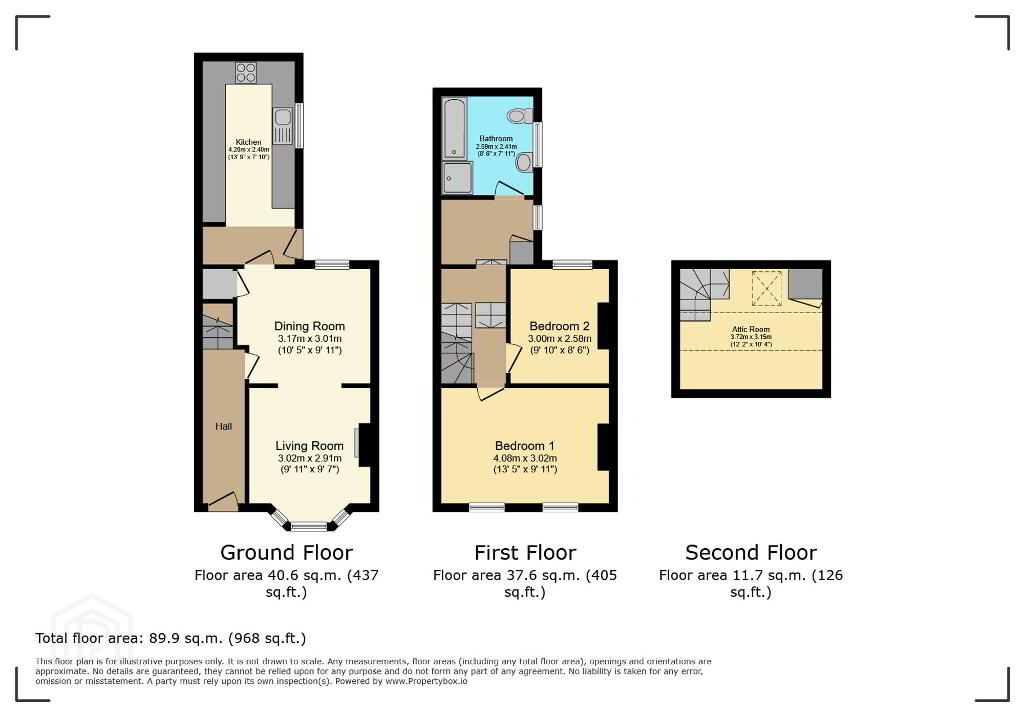 Floorplan 1 of 17 Belmont Avenue West, Belfast