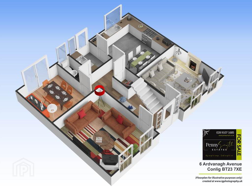 Floorplan 1 of 6 Ardvanagh Avenue, Conlig, Newtownards