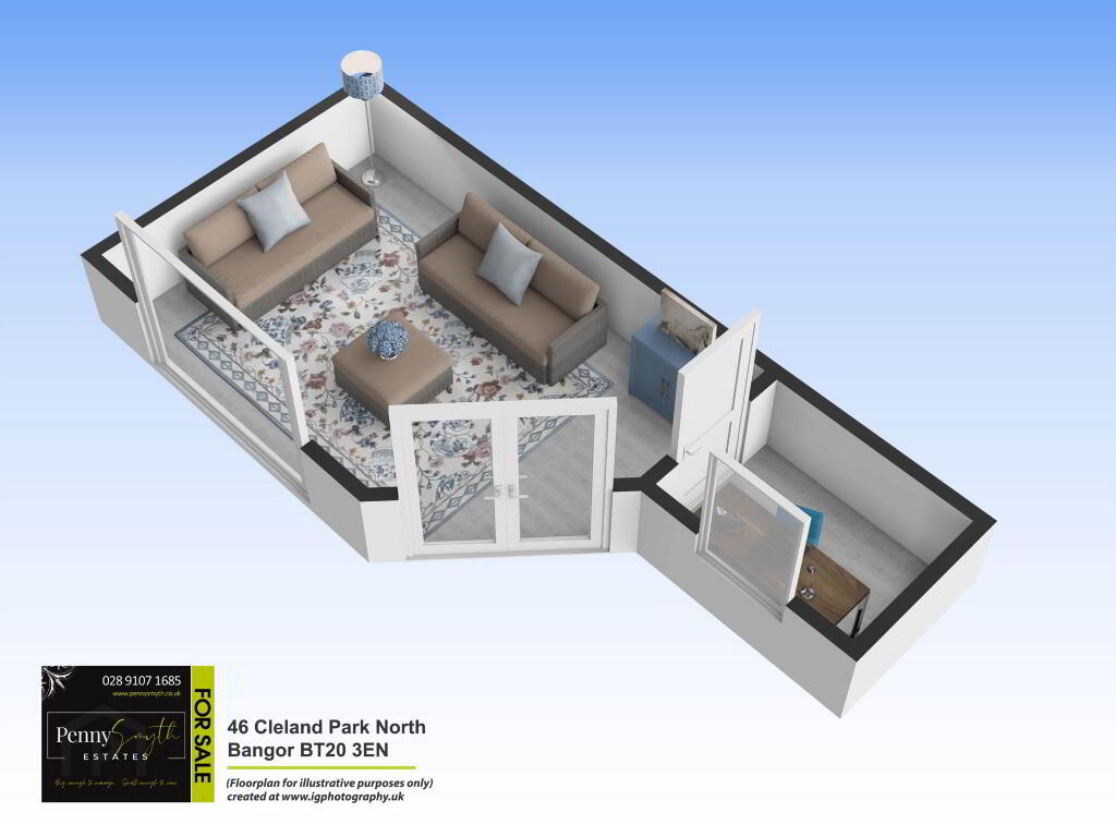 Floorplan 3 of 46 Cleland Park North, Bangor