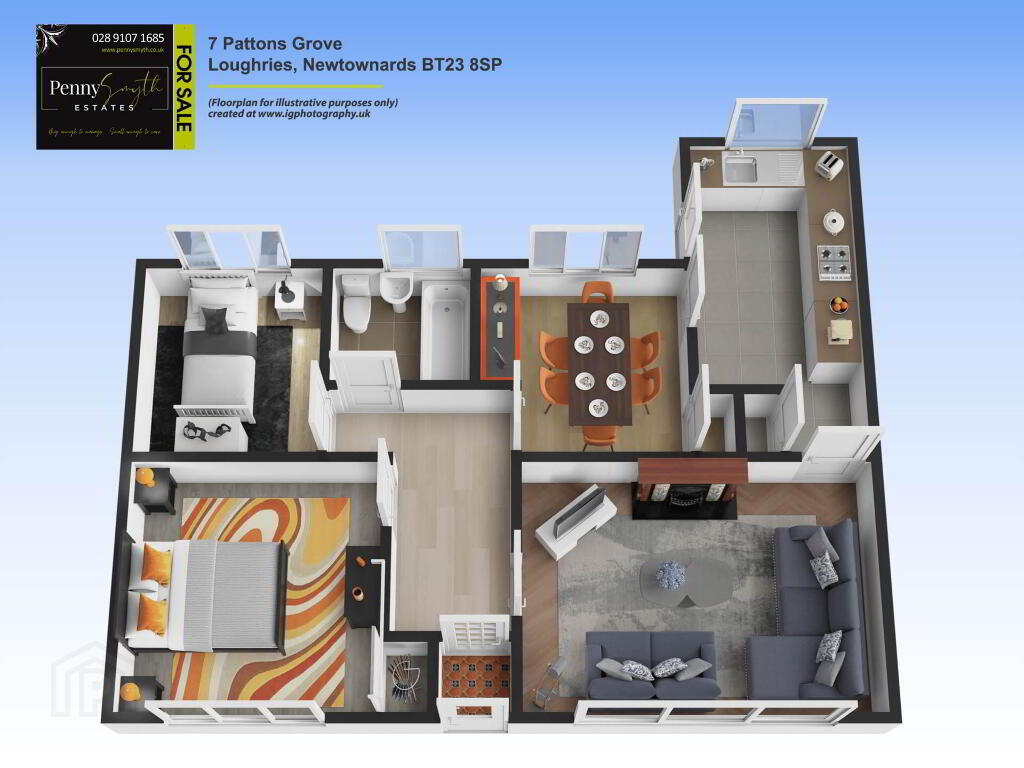 Floorplan 1 of 7 Pattons Grove, Newtownards