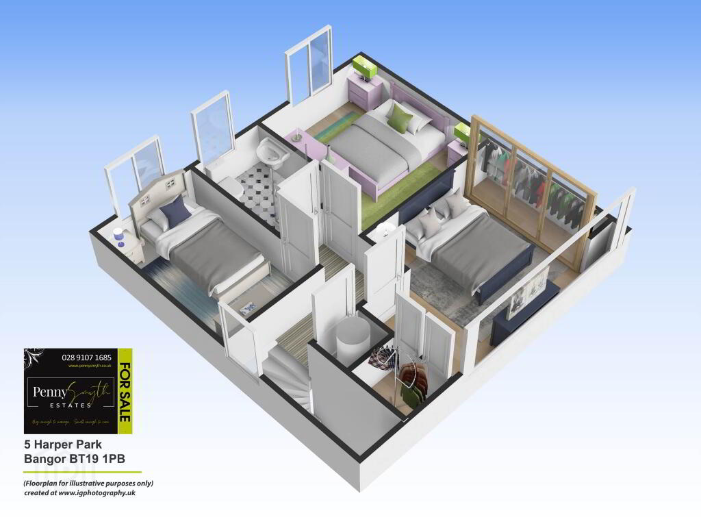 Floorplan 2 of 5 Harper Park, Bangor