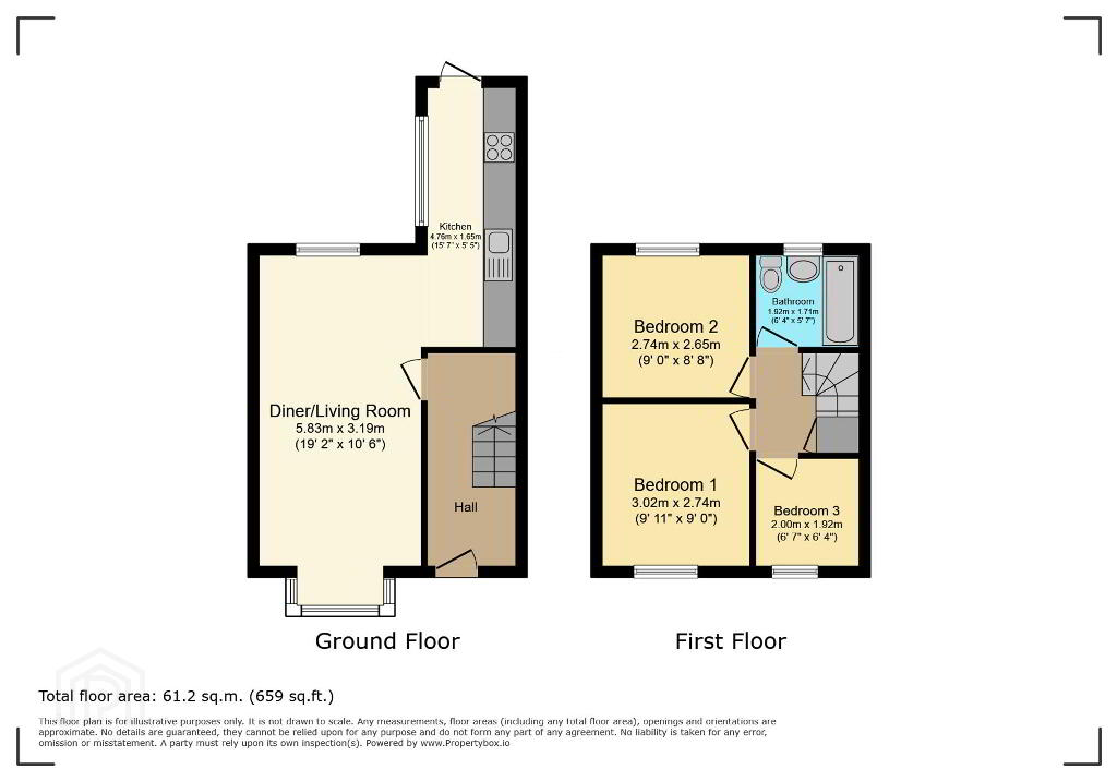 Floorplan 1 of 63 Tildarg Street, Belfast