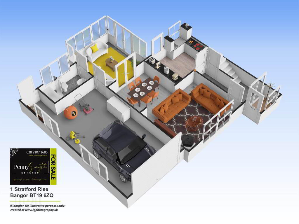 Floorplan 1 of 1 Stratford Rise, Bangor
