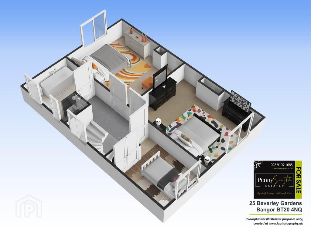Floorplan 2 of 25 Beverley Gardens, Bangor