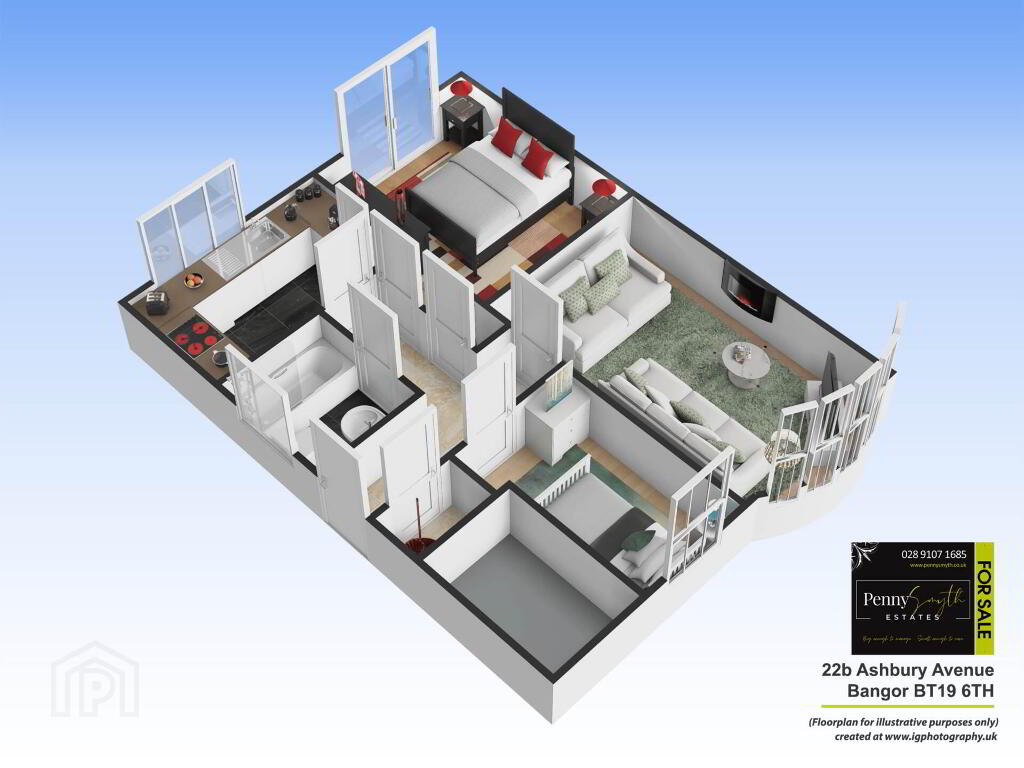 Floorplan 1 of 22 Ashbury Avenue, Bangor