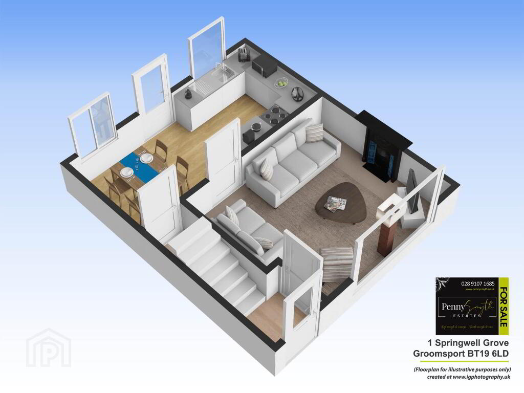 Floorplan 1 of 1 Springwell Grove, Groomsport