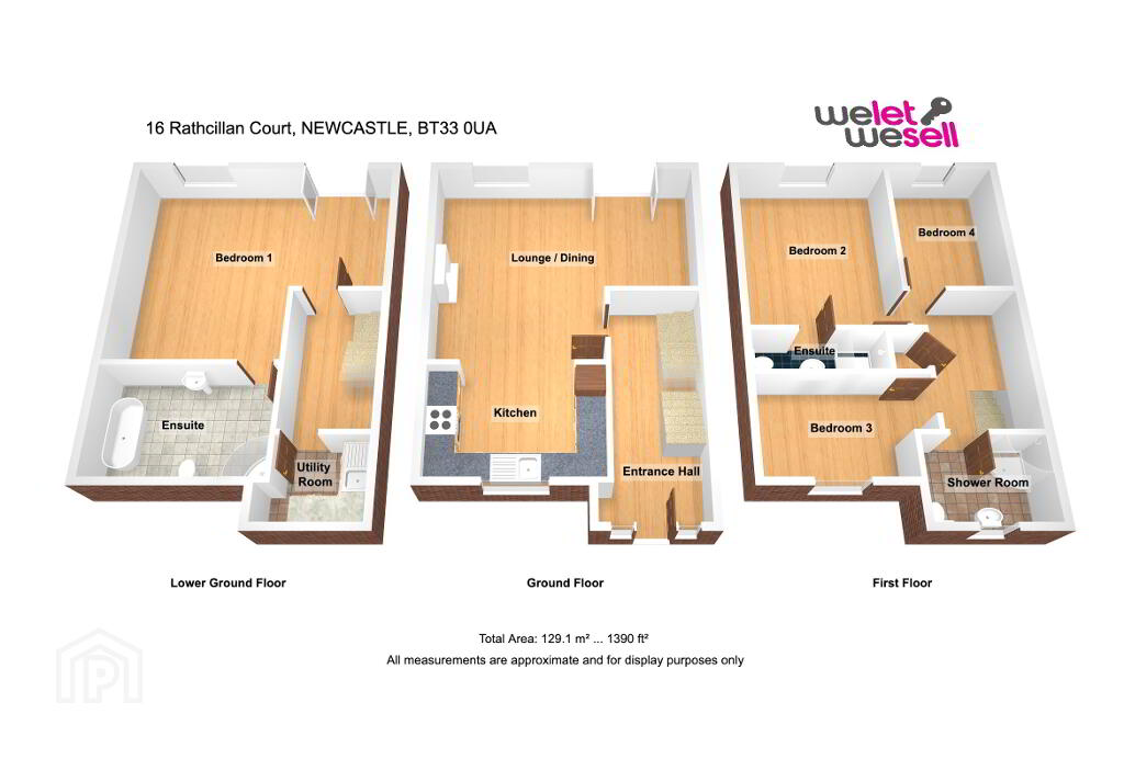 Floorplan 1 of 16 Rathcillan Court, Newcastle