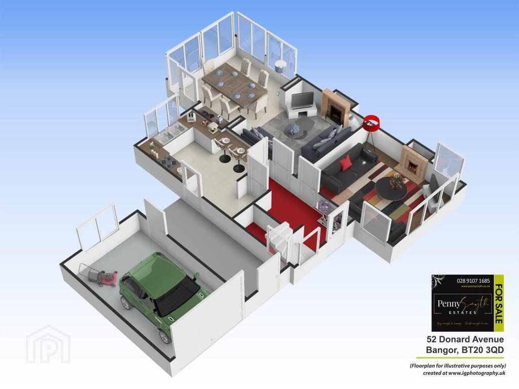 Floorplan 1 of 52 Donard Avenue, Bangor