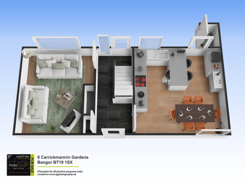 Floorplan 1 of 8 Carrickmannin Gardens, Bangor