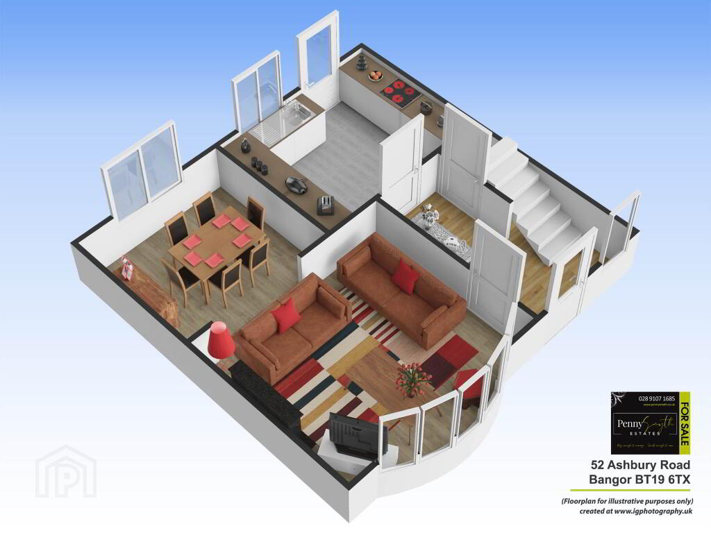 Floorplan 1 of 52 Ashbury Road, Bangor