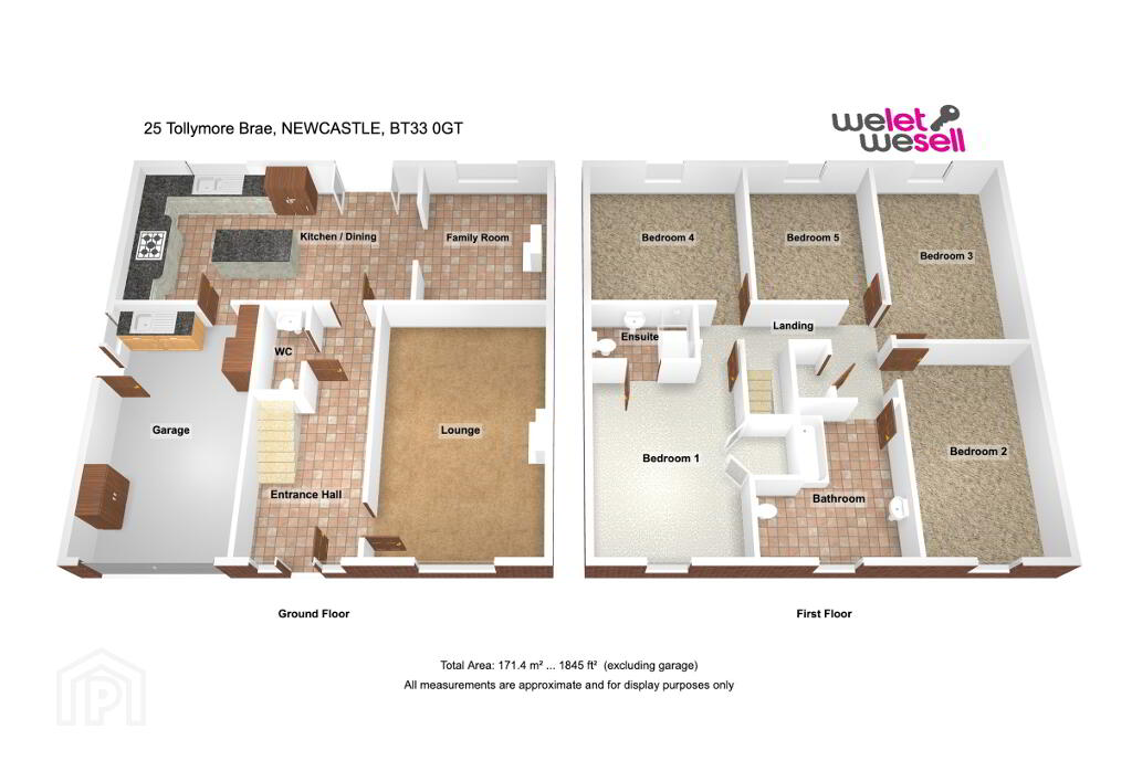Floorplan 1 of 25 Tollymore Brae, Newcastle
