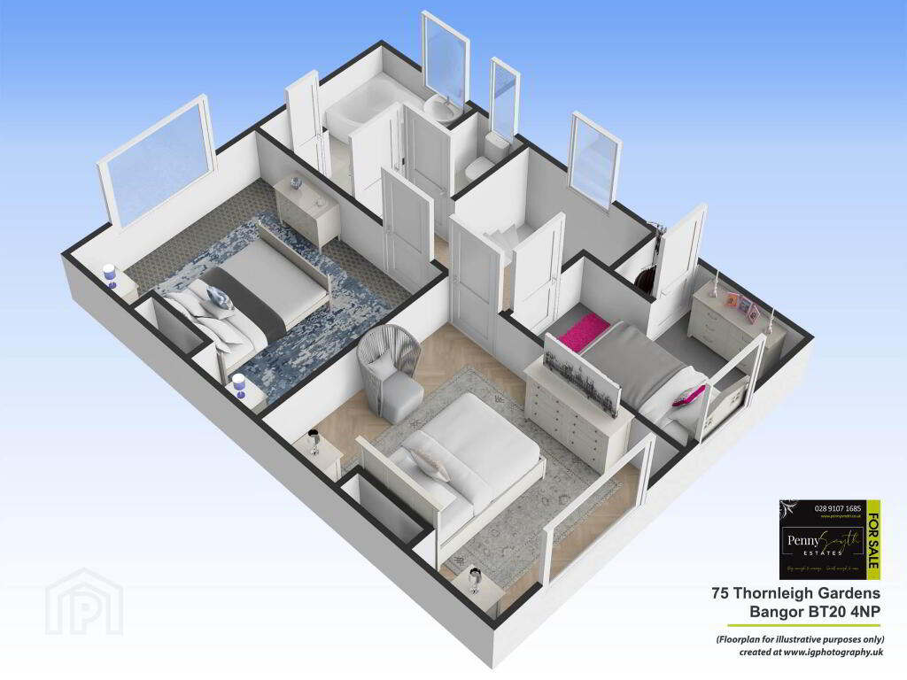 Floorplan 2 of 75 Thornleigh Gardens, Bangor