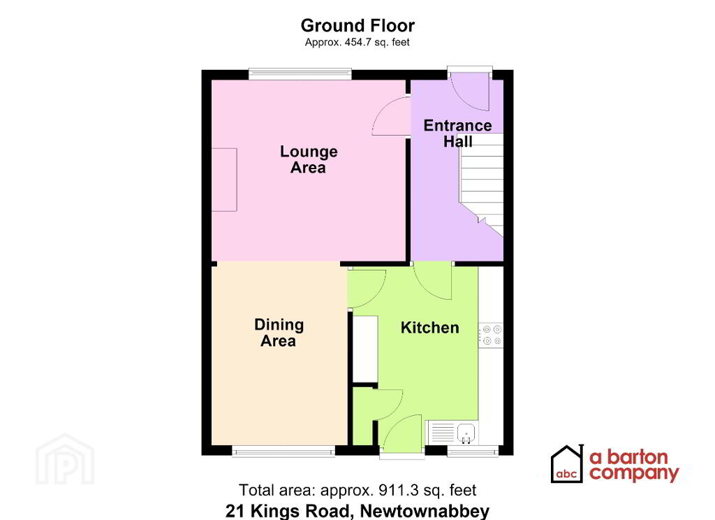 Floorplan 1 of 21 Kings Road, Croghfern, Newtownabbey