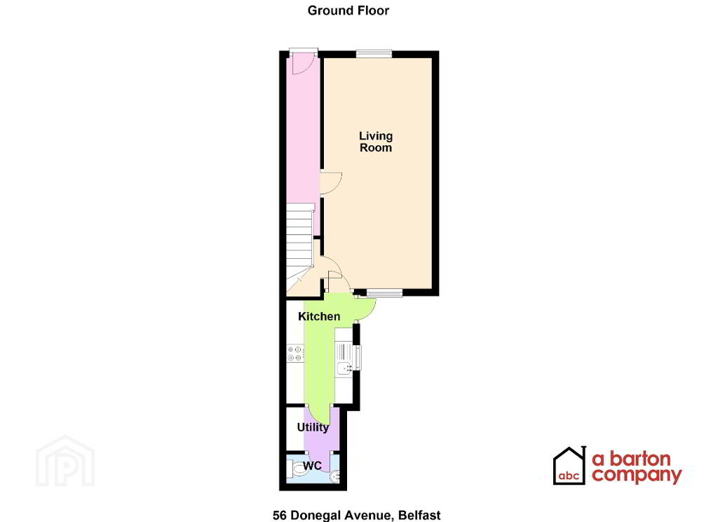 Floorplan 1 of 56 Donegall Avenue, Malone Lower, Belfast