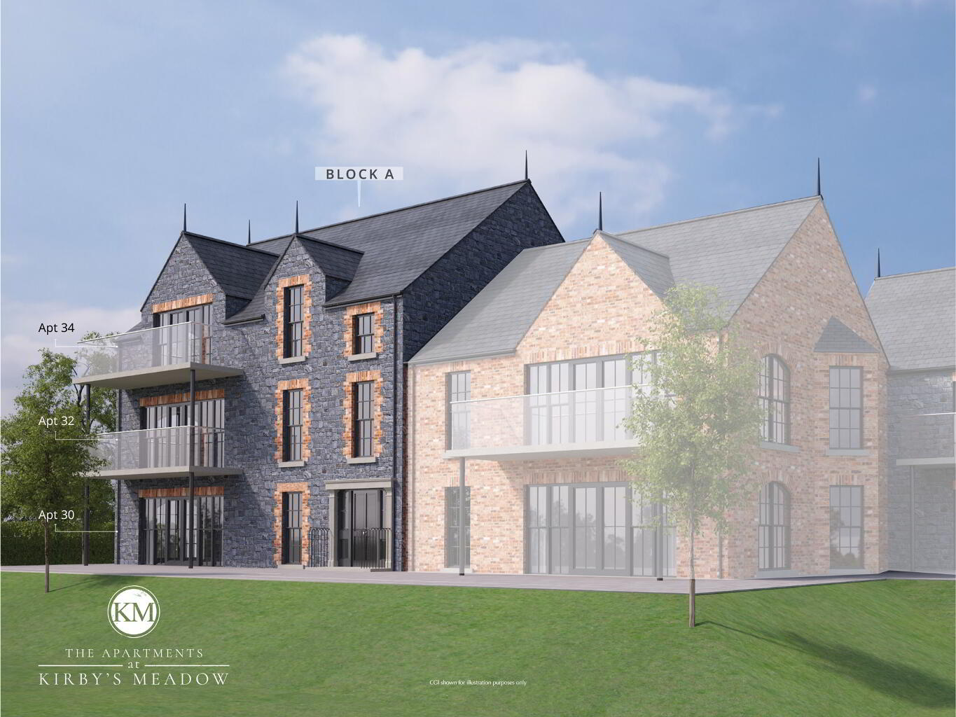 Block A, Kirby's Meadow at Moylinney Mill - Apartments, Kirby's Meadow, Muckamore