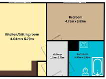 Floorplan 1 of Apartment 82 Silver Quay, Northgate Street, Athlone