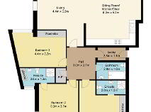 Floorplan 1 of Apt. 7 The Willows, Woodford Meadows, Ballyconnell