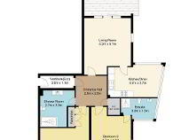 Floorplan 1 of Apt. 3 The Beeches, Woodford Meadows, Ballyconnell
