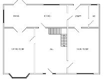 Floorplan 1 of Cloonchambers, Castlerea