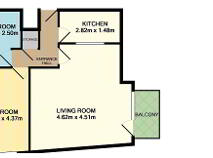 Floorplan 1 of Apartment 227 The Camden Charlotte Quay Dock, Grand Canal Dock, Dublin