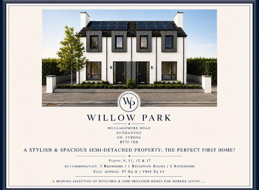 Semi-Detached, Willow Park, Mullaghmore Road, Dungannon, BT70 1XD photo