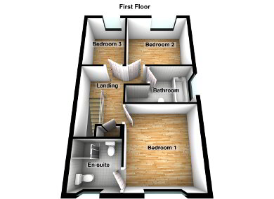 Floorplan 1 of 3 Bed Detached, Rockfield, Portaferry, Off Ballyphilip Road, Portaferry