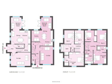 Floorplan 1 of The Clarence B, The Paddocks, Carrowdore, Newtownards