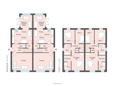 Floorplan 1 of The Macneice, The Paddocks, Carrowdore, Newtownards